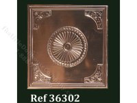 (image for) Dollhouse Scale Model Copper Square Ceiling
