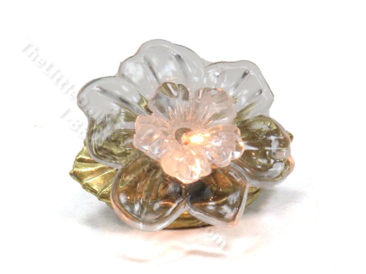 (image for) Miniature Flower Ceiling/Wall Light for Dollhouses