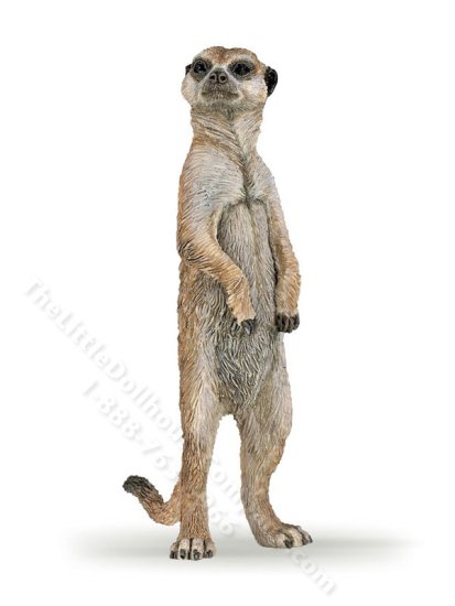 (image for) Miniature Oversized Standing Meerkat for Dollhouses
