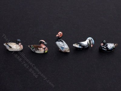 (image for) Miniature Porcelain Duck for Dollhouses (1pc)