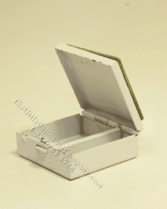 (image for) Miniature White Bathroom Medicine Cabinet With Mirror