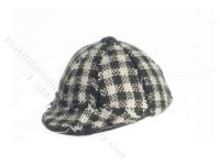 (image for) Miniature Checkered Cap for Dollhouses