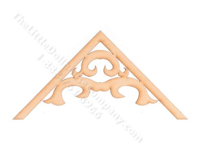 (image for) Miniature Apex Horseshoe Trim for Dollhouse (2 pieces)