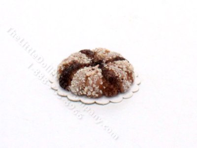(image for) Miniature Chocolate and Nut Bundt Cake for Dollhouses