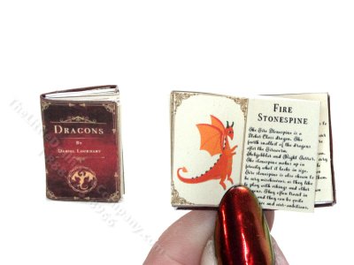 (image for) Miniature Book: 'Dragons'