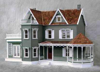 (image for) Real Good Toys 1769 Dollhouse, Harborside Mansion w/Conservatory