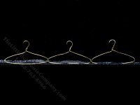 (image for) Miniature Wire Coat Hangers for Dollhouses (3/pkg)