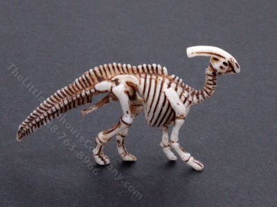 (image for) Miniature Parasaurolophus Bones for Dollhouses