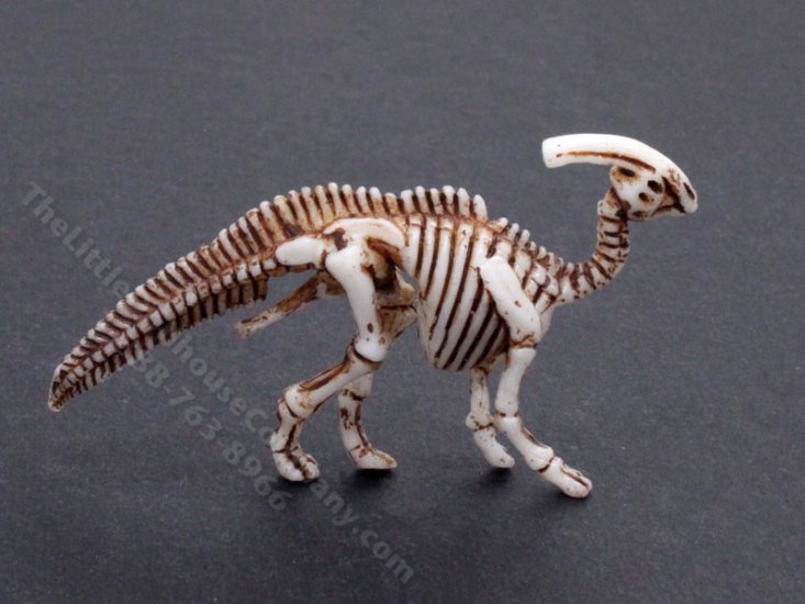 (image for) Miniature Parasaurolophus Bones for Dollhouses