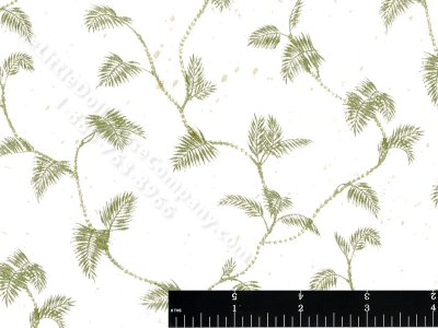 (image for) Palm Tree Leaves Miniature Wallpaper for Dollhouses