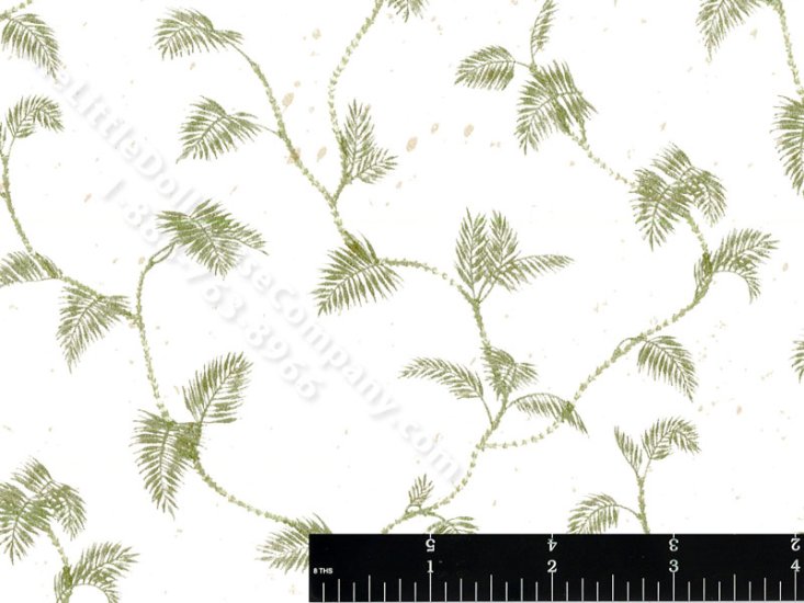 (image for) Palm Tree Leaves Miniature Wallpaper for Dollhouses