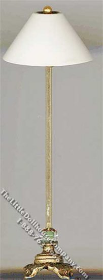 (image for) Dollhouse Scale Model Replica Victorian Floor Lamp with Bead