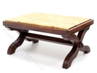 (image for) Miniature Stone-Top Trestle Table