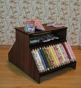 (image for) Miniature 2 Sided Fabric Display Kit for Dollhouses