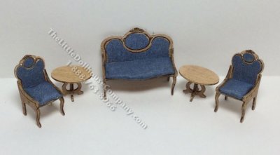 (image for) 1:48 Scale 5pc Victorian Living Room Kit