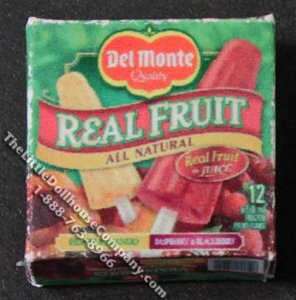 (image for) Miniature Frozen Fruit Treats Box for Dollhouses