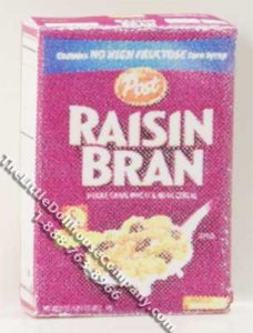 (image for) Miniature Replica Cereal Box for Dollhouses