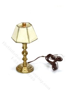 (image for) Miniature Brass Lamp for Dollhouses