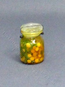 (image for) Miniature Jar of Pickled Vegetables for Dollhouses