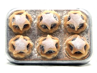 (image for) Miniature Mince Pies in Metal Baking Pan by Charlotte Willmott