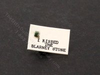 (image for) Miniature "Blarney Stone" Card for Dollhouses