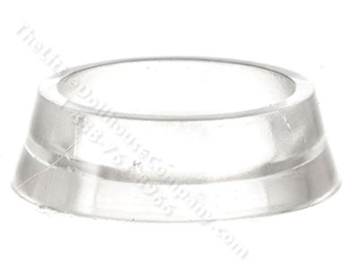 (image for) Miniature Clear Dog Food Bowl for Dollhouses