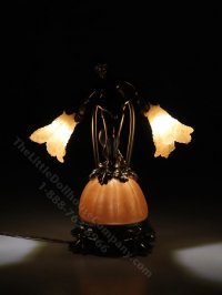 (image for) Miniature Bronze Ricarda Coral Dome Lamp by Jim Pounder