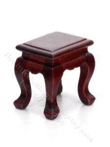 (image for) Half-Scale Mahogany Side Table for Dollhouses