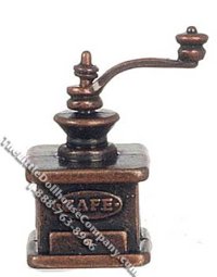 (image for) Dollhouse Scale Model Replica Hand Crank Coffee Grinder Mill