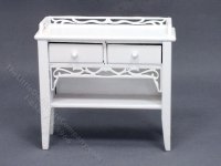 (image for) Miniature White Small Console Table