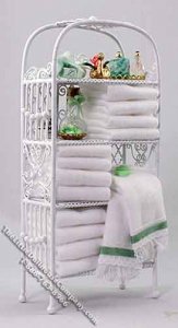 (image for) Powder Room Towel Storage Rack