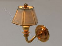 (image for) Miniature 12v Short Wall Sconce for Dollhouses - Off White