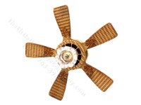(image for) Miniature 12V Ceiling Light and Working Fan for Dollhouses