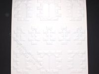 (image for) Castle Window Plastic Veneer Sheets for Dollhouses