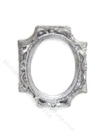 (image for) Miniature Beveled Metal Picture Frame for Doll Houses