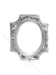 (image for) Miniature Beveled Metal Picture Frame for Doll Houses