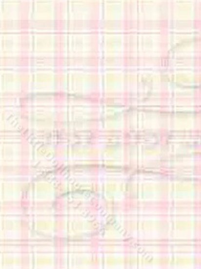 (image for) Pink Spring Plaid Pattern Miniature Wallpaper for Dollhouses