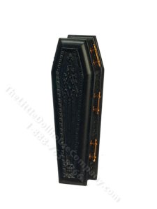 (image for) Miniature Solid Top Coffin - Black