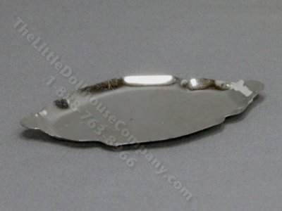(image for) Miniature Silver Leaf-shaped Tray
