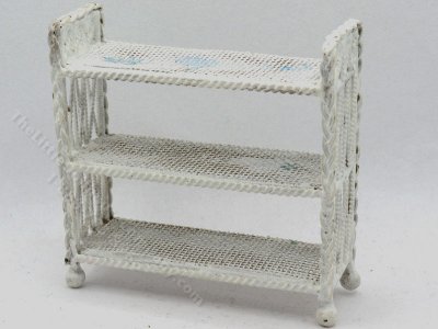 (image for) Miniature As-Is White Wire Shelves