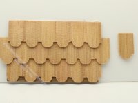 (image for) Dollhouse Scale Model Cedar Shingles - Rounded Tab - Med bag