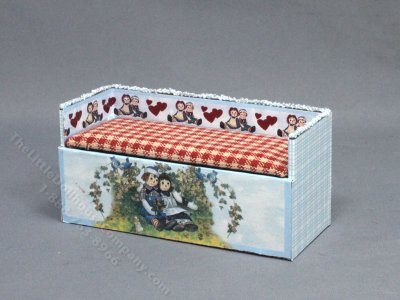 (image for) Miniature Raggedy Ann Toy Box for Dollhouses