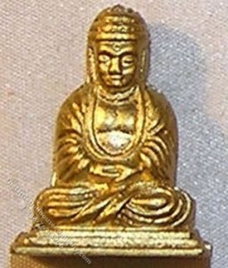 (image for) Miniature Buddah, Gold Color for Dollhouses
