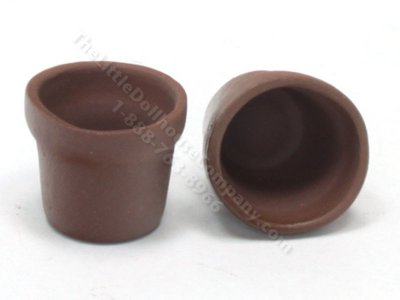 (image for) Miniature Small Brown Terracotta Pot