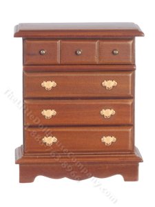 (image for) Miniature Walnut Chest of Drawers