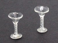 (image for) Miniature Pair of Clear Martini Glasses with by Gerd Felka