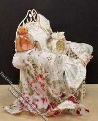 (image for) Miniature Dressed Metal Chair by Danielle Design for Dollhouses