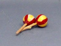 (image for) Miniature Maracas for Dollhouses