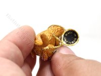 (image for) Vintage Miniature Hantel Articulated Pewter Alice in Wonderland Dormouse for Dollhouses
