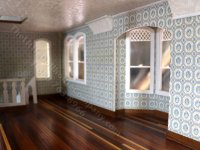 (image for) Vintage Assembled Pierce Dollhouse